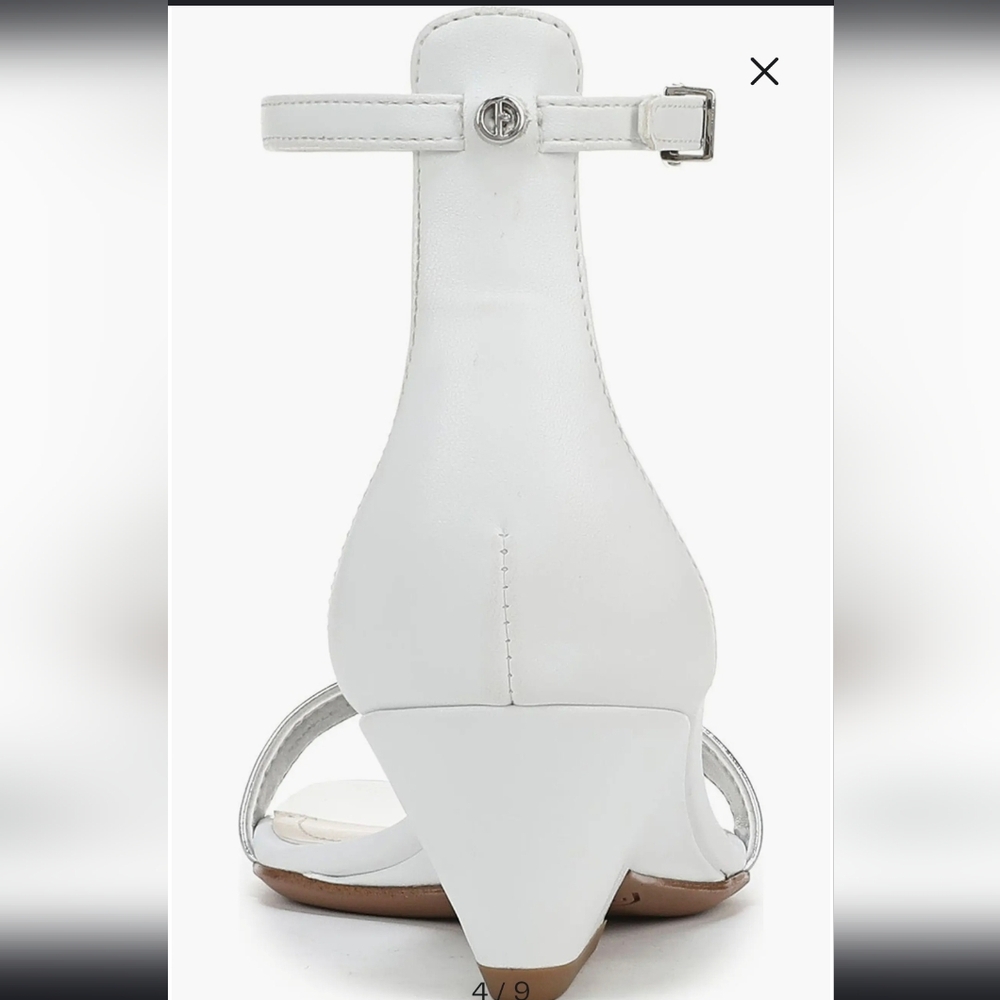 Silver Wedge Sandals - Picture 4 of 11